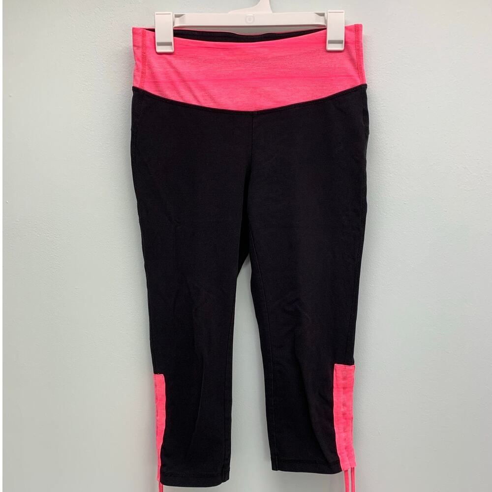 Made for Life Capri Leggings Womens Petite Small Ruched Legs Stretch Activewear